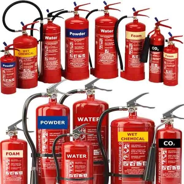 Fire extinguisher range